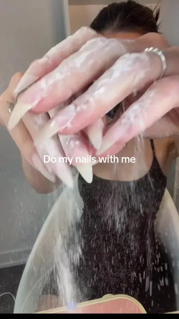 Do my own nail with meeee #nailtech #domynailswithme #nailvlog #fyp  #nailtok 
