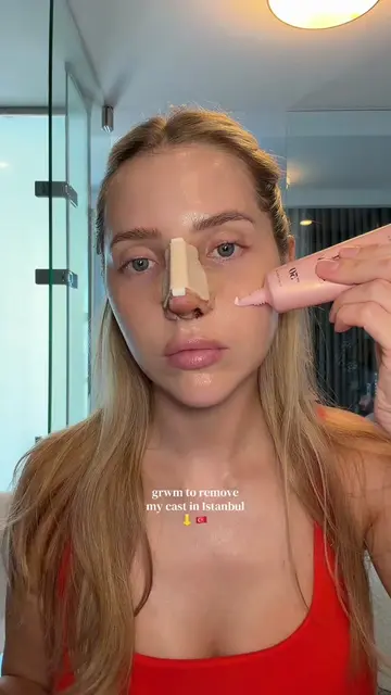 Pro tip get ready so that you don’t freak out as much when you see your new face
