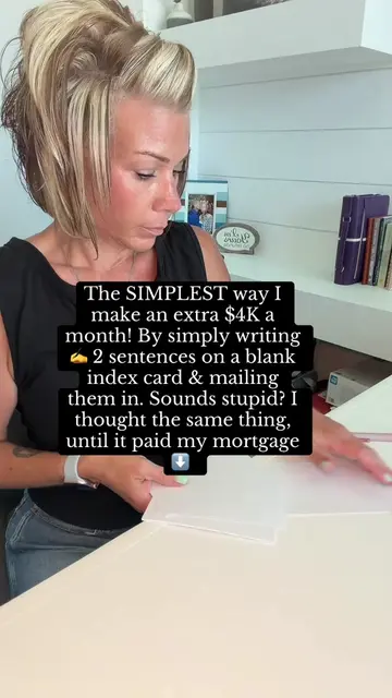 The SIMPLEST way I make an extra $4K a month… 👇 By writing ✍️ 2 sentences on a 