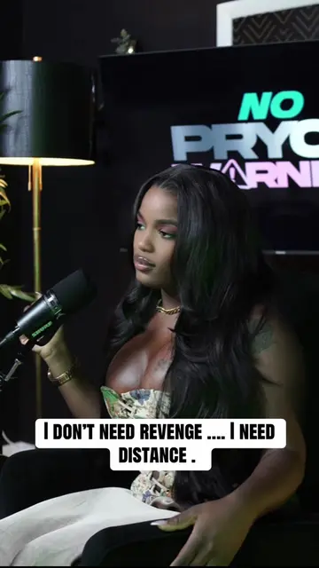 I don’t need revenge , I need distance 💯 @Nopryorwarning 