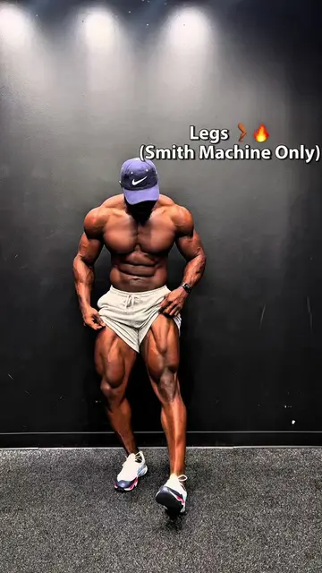 Let’s grow those legs 🦵🏾🔥 (Smith Machine Only)  Using @Fitbod App 📈 Follow f