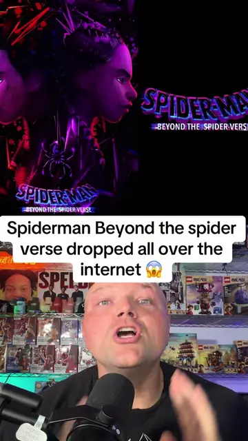 Spiderman Beyond the spider verse dropped all over the internet 😱 #spiderman #s