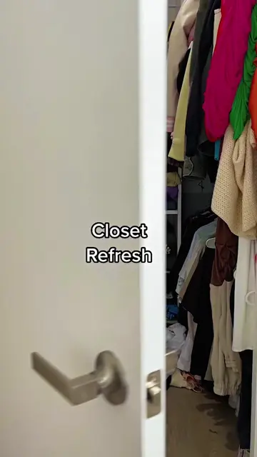 ASMR Closet Organization 👚👕🕊️ #asmr #organization #closet #closetorganization