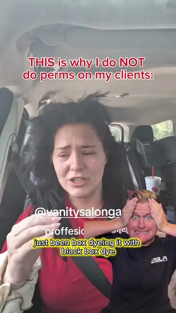 🤔 Can a perm be done SAFELY on top of black box dye without damaging the hair? 