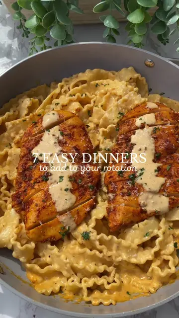 7 Easy Dinner Ideas to add your weeknight dinnner rotation✨ 1. Garlic Bread Pizz