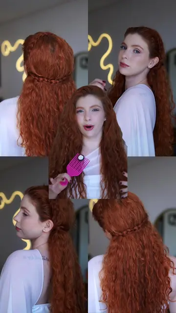 Meu day after foi direto para a Grécia Antiga 🏛️✨ Me inspirei no penteado de de