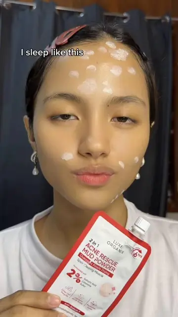 A Pimple? Mud it out! ✨ Dab on Luxe Organix Mud Powder and let it work its magic