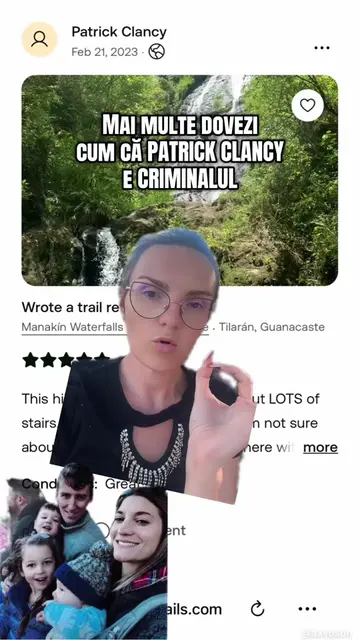 Patrick Clancy a fost într-o expediție alături de actuala sotie, la doar 20 de z