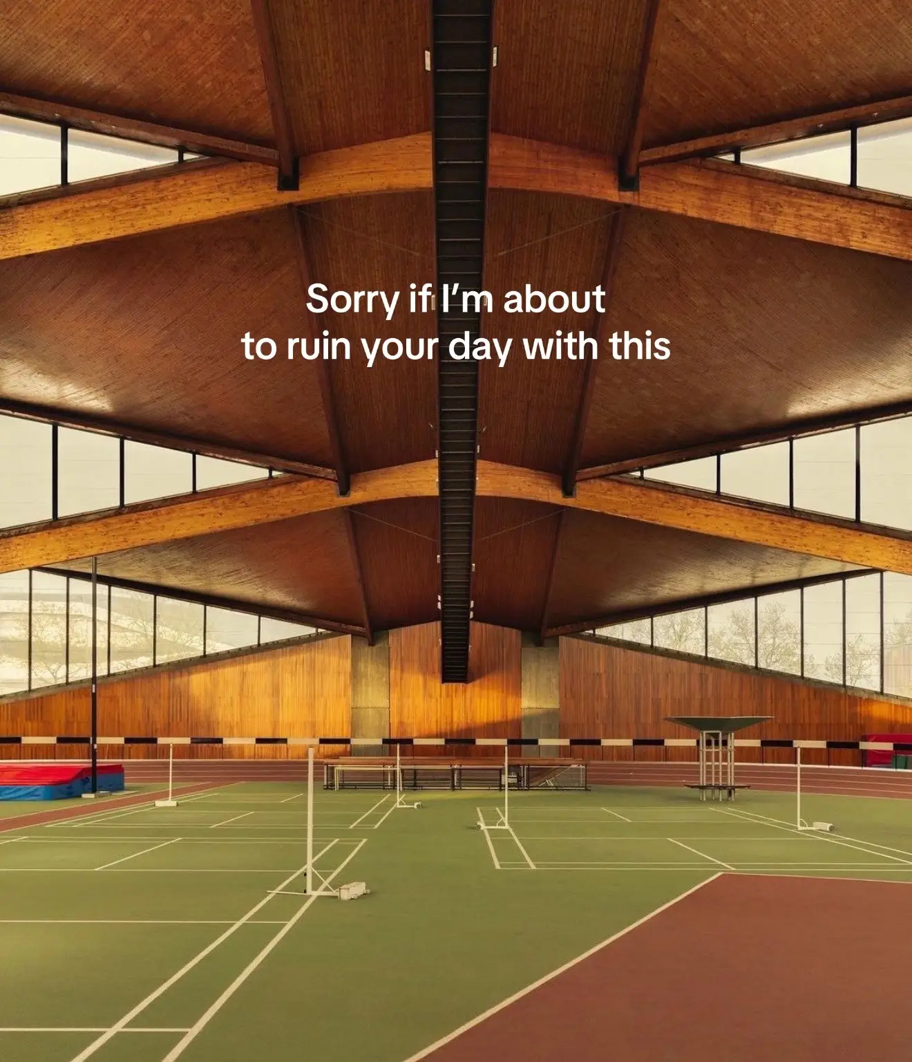 If your curious: The Gymnase Jules Ladoumègue is a stunning Brutalist sports com