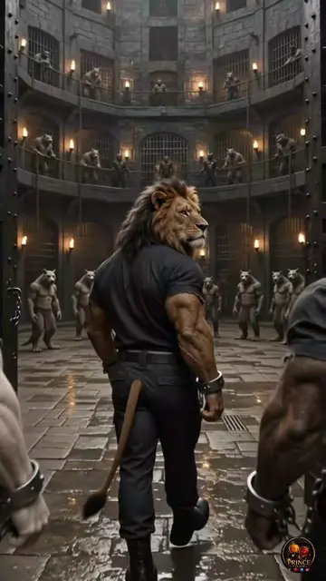 Loin Comes to first time in Jail💀🔚 For next part comment 🔜  #aianimalvideos #