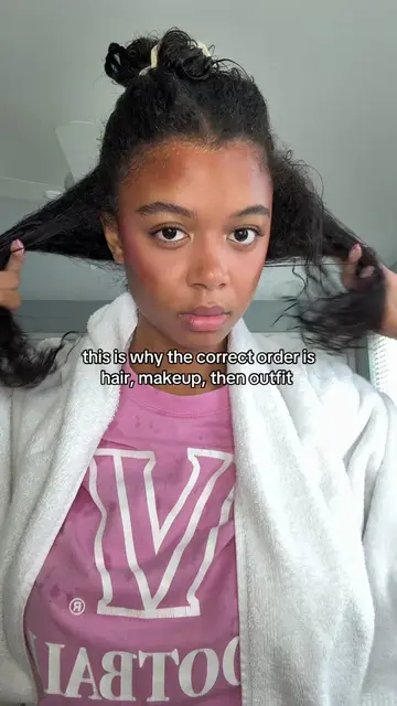 never switching up my order again it’s hair, makeup, then outfit #hairmakeupoutf