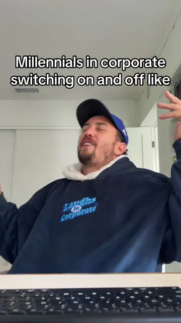 Switching it on and off like a light switch #millennials #corporate #comedy 