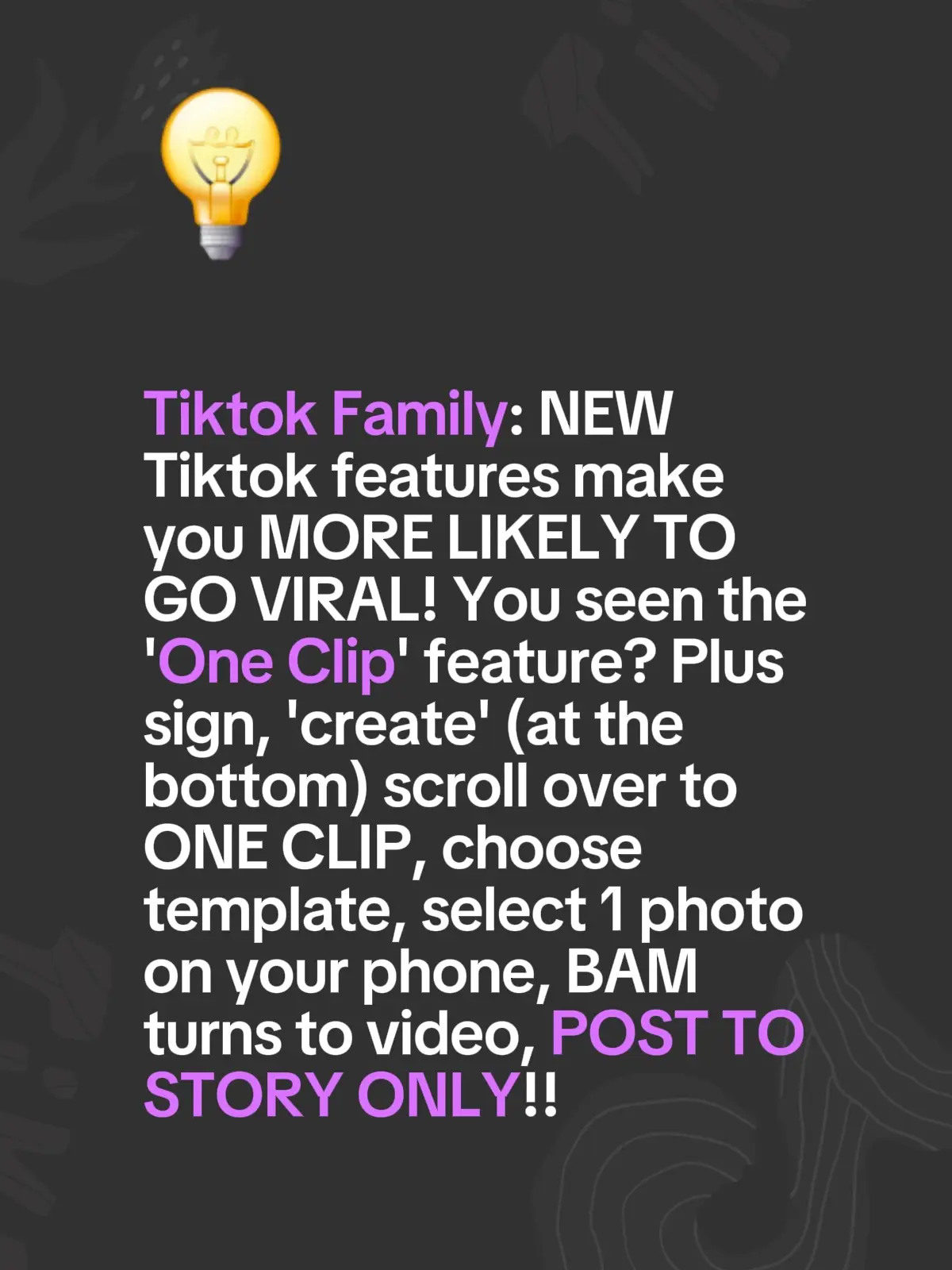 TikTok Family! There are new features that could make you more likely to go vira