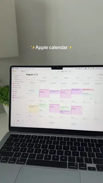 My go-to app💻🍏⭐️ #applecalendar #studentlife #university #organization #macboo