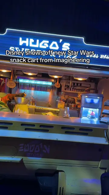 👀Disney’s new Star Wars snack and beverage cart Disney is showing off a new bev