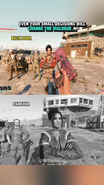 Even Your Small Decisions Change the Dialogue… #cyberpunk2077 #cyberpunk #Gaming