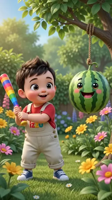 🍉🍓🍌 Learn Fruits with Baby Izzu | Fruit Names & Magical Lollipops | Nursery R