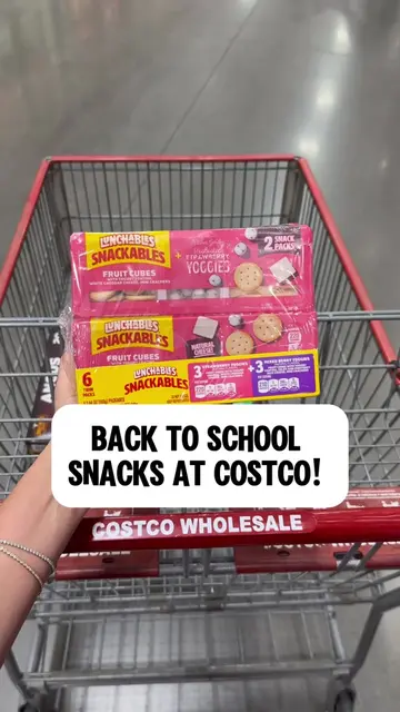 5 back to school snack items you don’t want to miss at Costco! Individually pack
