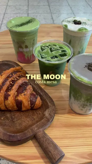 new matcha spot in Costa Mesa just dropped 🌙🍵✨ and they’re giving away 1 FREE 