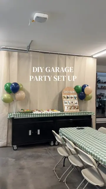 Everything we bought to turn our garage into a party space is linked on my store