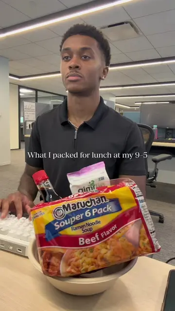 #MaruchanPartner Eating @maruchan for lunch at my 9-5, but I had to add my own l