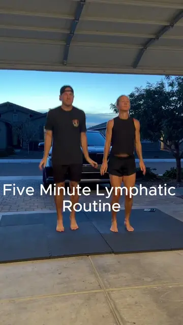 Our 5-Minute Morning Lymphatic Flow | What We Do Before Every Workout This is th