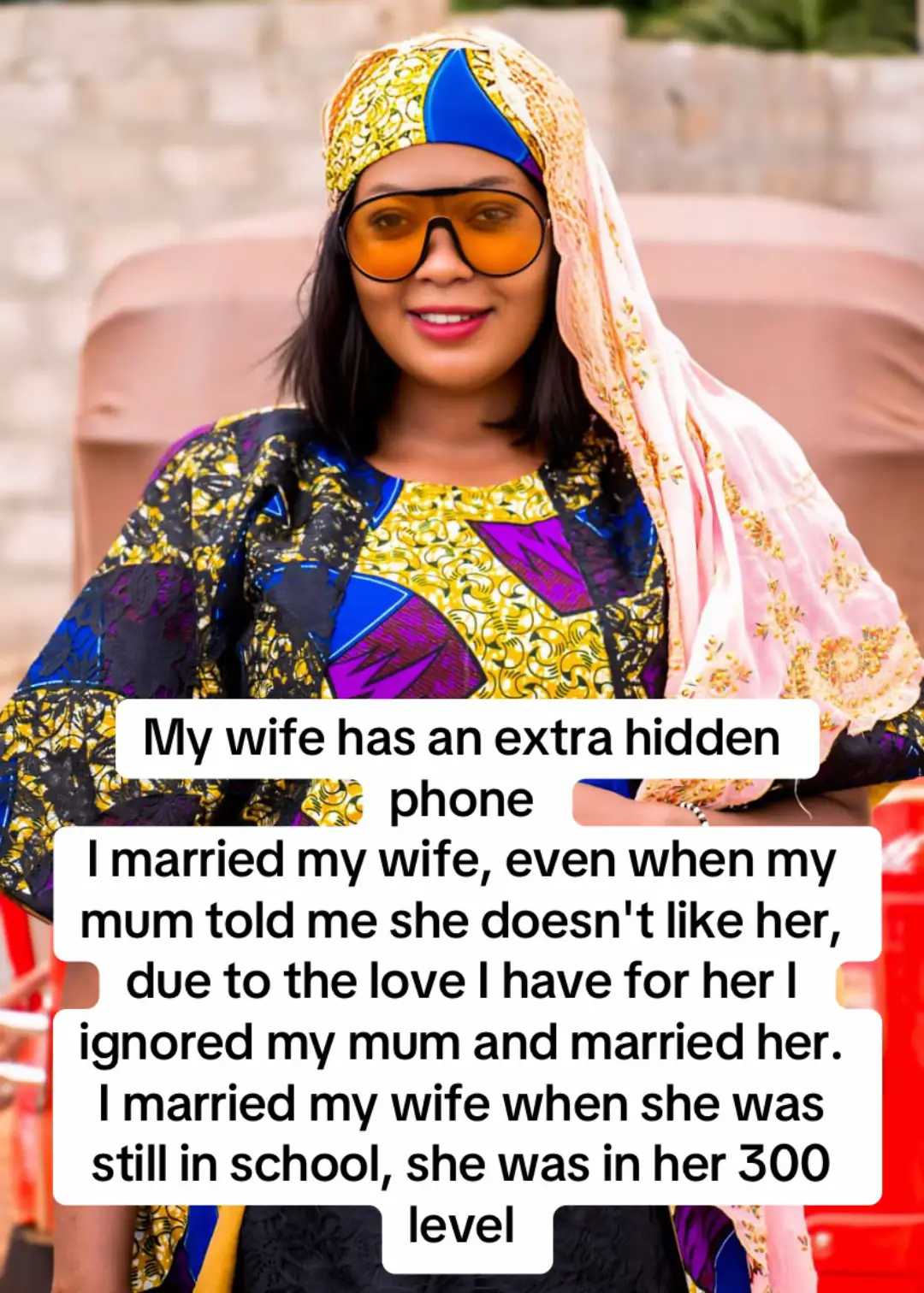 My wife has an extra hidden phone I married my wife, even when my mum told me sh