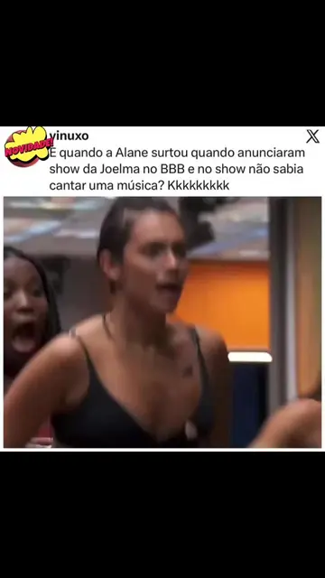🚨E quando a Alane surtou quando anunciaram show da Joelma no BBB e no show não 
