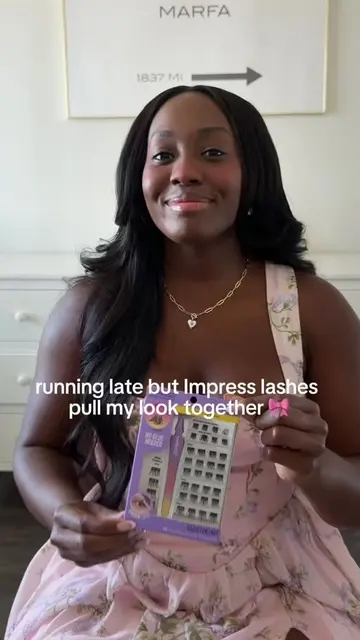 @Impress Lashes are my go to when i’m running late but still need my final touch
