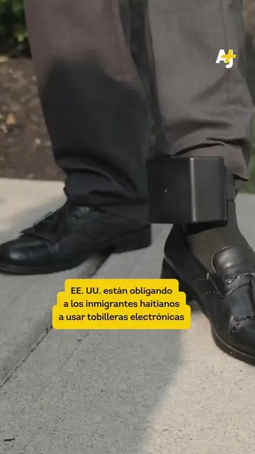 Estados Unidos obliga a inmigrantes haitianos a usar monitores de tobillo. #Esta