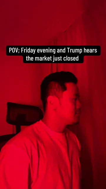 4 minutes after market closed Trump came out saying “pretty soon I’ll be declari