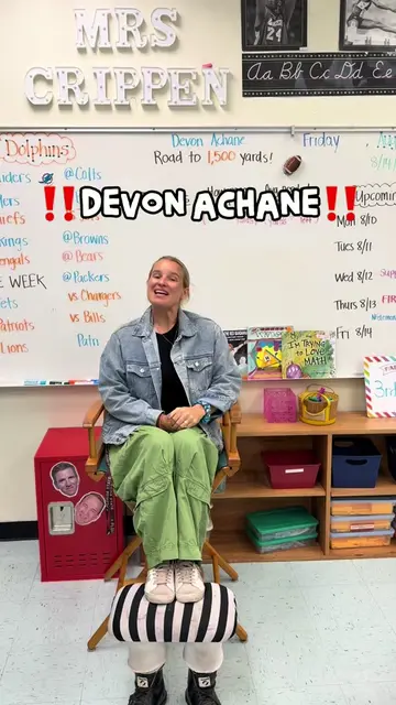 someone get this to Devon Achane plz !!!!! 🥲😂 #nfl #teacher #nfelementary #foo