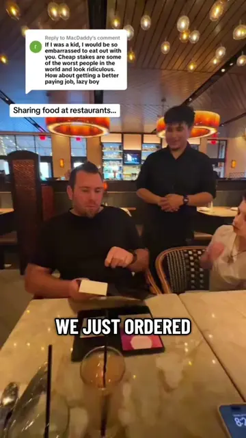 Do you think servers should care what you order or if you share??? 👀👀👀 #serve
