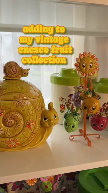 Adding to my vintage enesco fruit & sun shaker set just makes sense, right?  I a