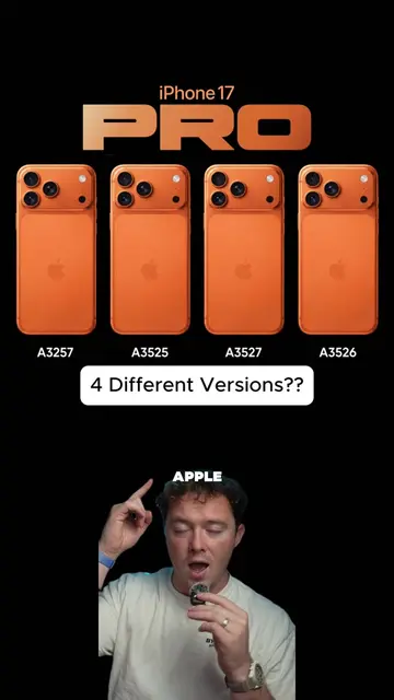 There Are Actually 4 Different iPhone 17 Pro Max Versions… Wait Until the End 🤯