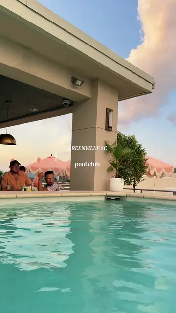 @Cabana Falls Greenville’s newest rooftop escape 🌴☀️ Cabana Falls Pool Club bri