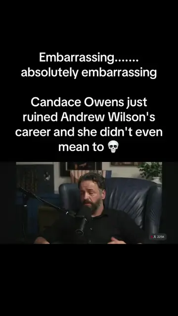 Embarrassing....... absolutely embarrassing Candace Owens just ruined Andrew Wil