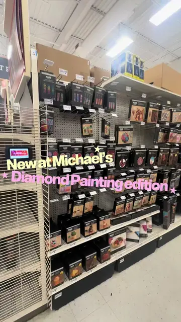 Michael’s is not playing around with diamond painting!!! I’m so impressed and ha