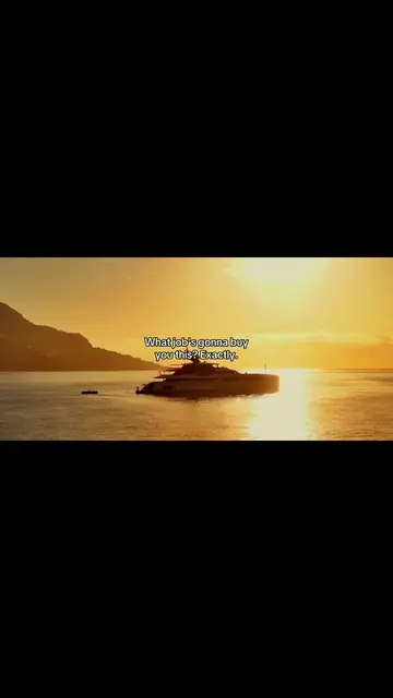 What job's gonna buy you this? Exactly. #job #yacht #dream #money #rich 