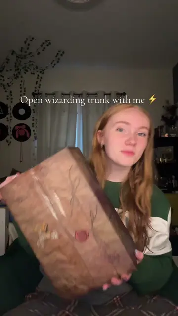 Do yall want to see more of my collection? #harrypotter #thewizardingtrunk #fyp 