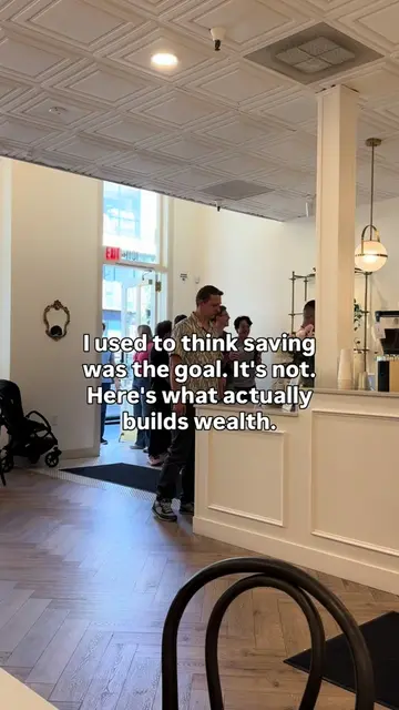 I used to think saving was the goal. It’s not. Saving is important—but saving al
