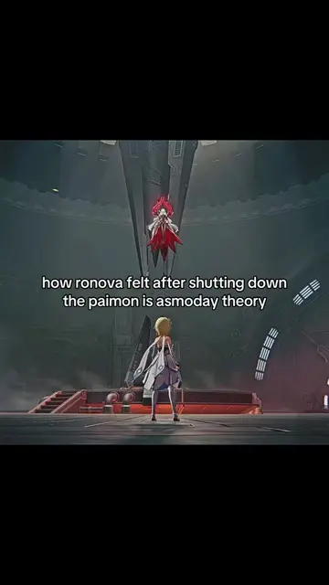 SPOILERS #genshin #GenshinImpact #ronova #celestia #paimon 