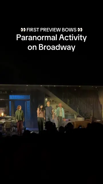 PARANORMAL ACTIVITY ON BROADWAY IS OFFICIALLY IN PREVIEWS 👀👀👀  @Paranormal Ac