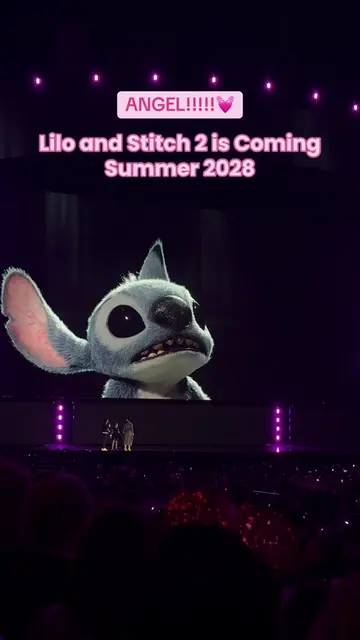 Love is in the air 💓 #liloandstich2 #stitchandangel #allaccess #d23 #liloandsti