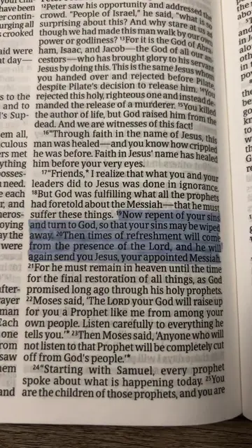 Acts 3:19-20 | Repent of your sins; Take it seriously. #christiantiktok #jesuslo