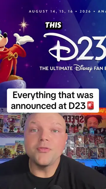 Everything that was announced at D23🚨 #d23 #disney #disneyplus @Disney @Disney+