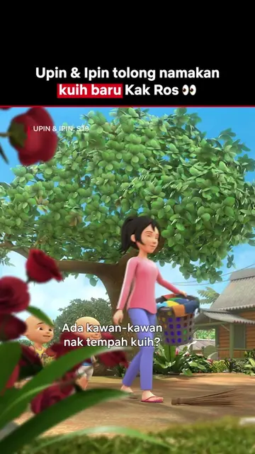 Antara Kuih Bidadari dan Kuih Ros, nama yang mana lagi best? 😅 📺: #UpinIpin #S