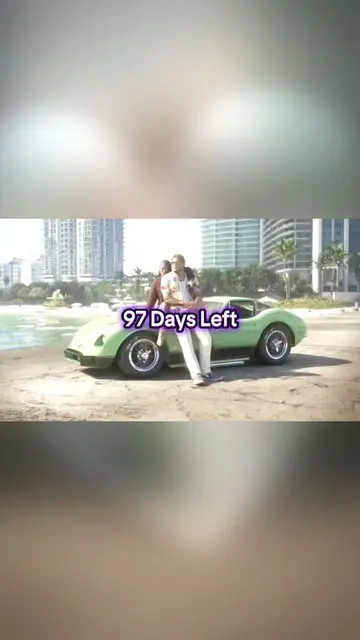97 Days Left Until GTA 6 officially releases⏳🌴  Follow for the countdown!#gta6 