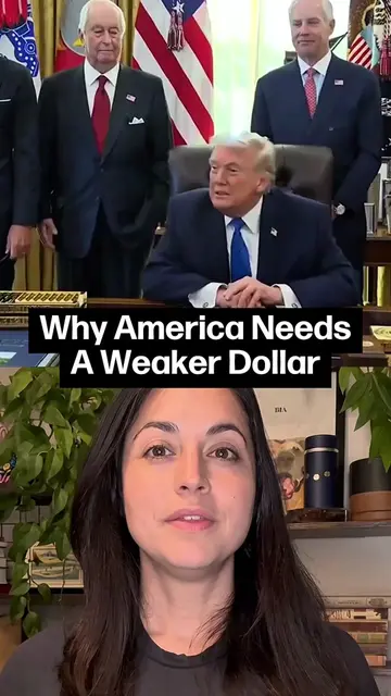 Follow for more. Discover why a weaker US dollar might make Americans poorer but