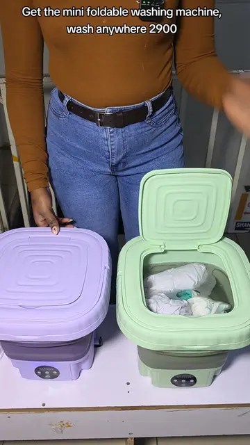 Mini Foldable washing machine,easy to carry when traveling or camping. Suitable 